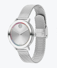 Load image into Gallery viewer, Movado Bold Stainless Steel Mesh Band Rainbow 3600698 34mm